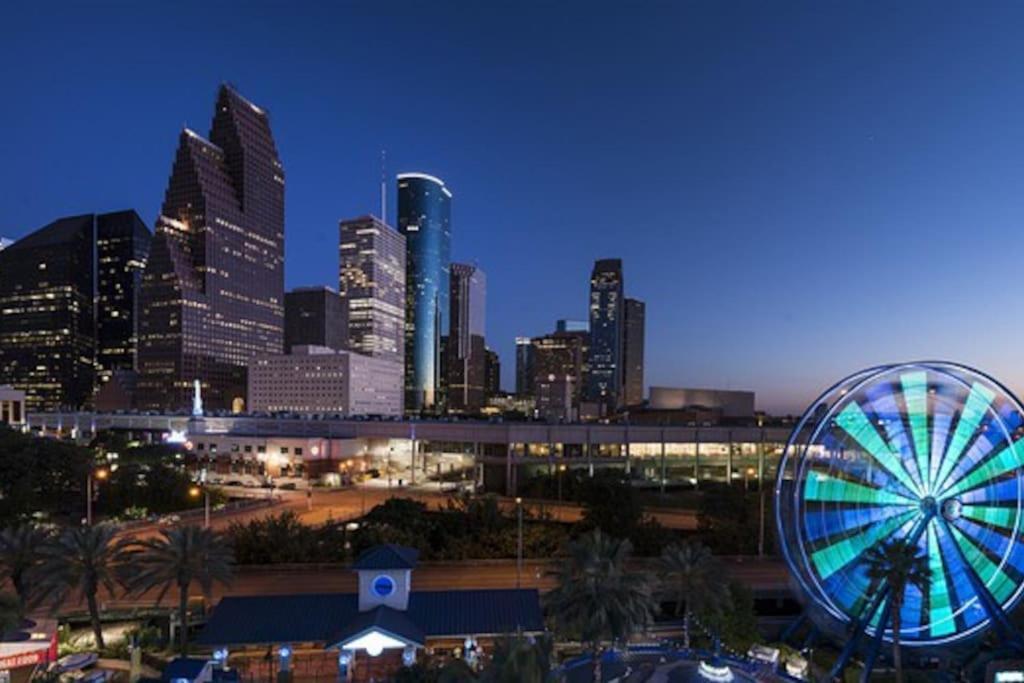 Sodo City Gem: Rooftop Skyline Pool Parking Wi-Fi Houston Ngoại thất bức ảnh